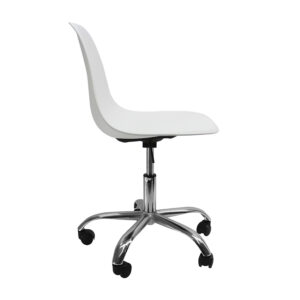 Silla dkr base ruedas blanco 2 Silla dkr base ruedas blanco